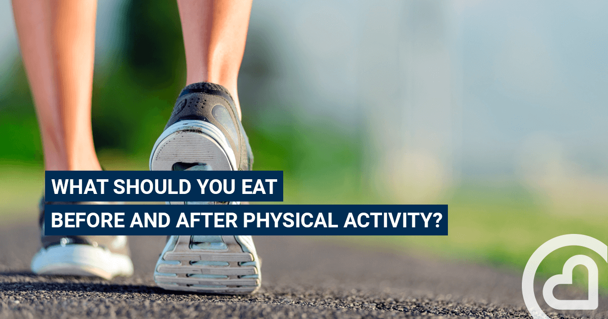 What should you eat before and after physical activity? Familiprix