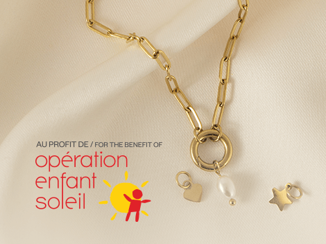 Un magnifique collier au profit d'Opération Enfant Soleil