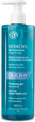 Ducray keracnyl foaming gel face & body