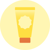 application de protection solaire