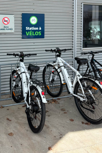 Bicycle station available at headquarters