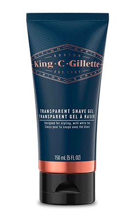 King C. Gillette - Gel à raser transprent