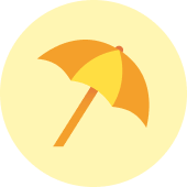 beach umbrella - parasol