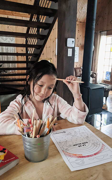 Coloriage Ça va bien aller