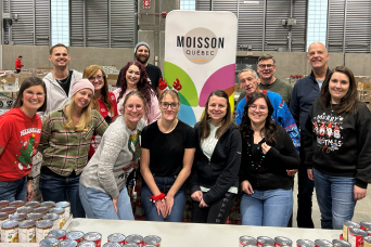 Food assistance session with Moisson Québec