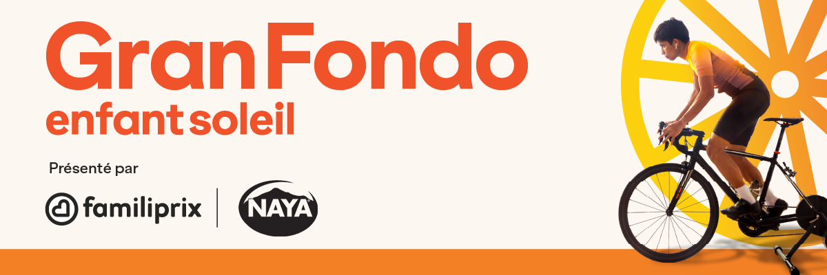 Gran Fondo enfant soleil présenté par Familiprix et Naya