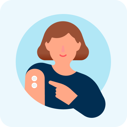 Illustration - Femme vaccins