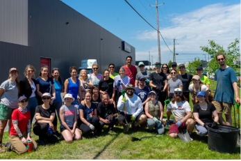 Collaboration with Québec Nature for the greening of the Armand-Viau industrial district