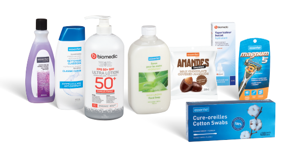 Sélection de produits Essentiel et Biomedic