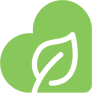 Icône cœur vert