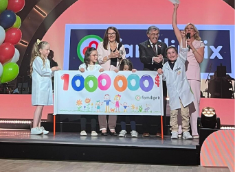 DDonation of $1,000,000 to Enfant Soleil