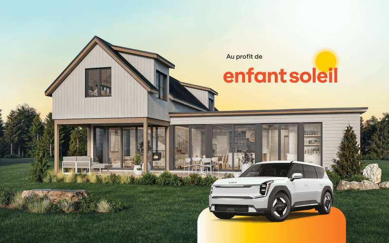 Tirage Maison Enfant Soleil signée Bonneville